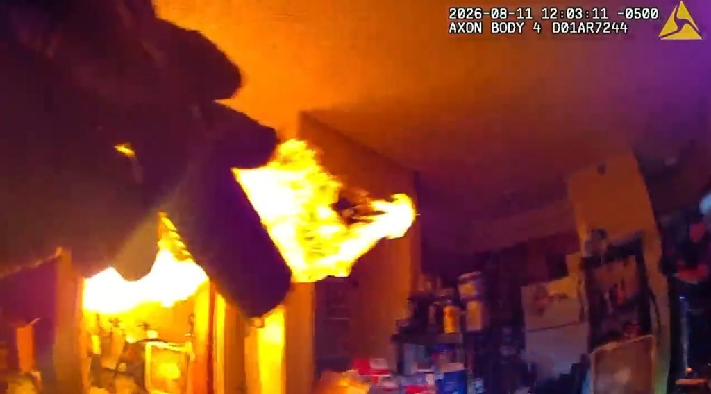 Man makes flamethrower during eviction. What else did cops find?