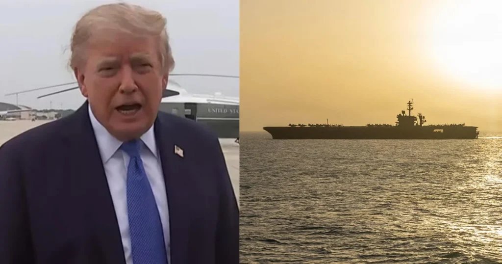 Trump Defends USS Lincoln Deployment Decision