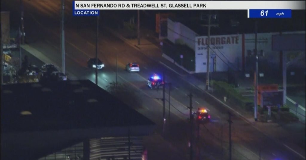 Police Chase Carjacking Suspect Near Glendale