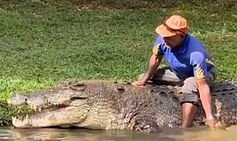 Zookeeper killed in crocodile attack caught on camera