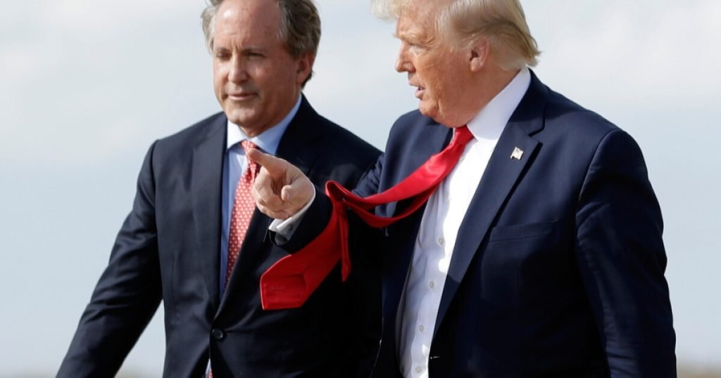 Trump Backs Paxton in Texas Senate Race