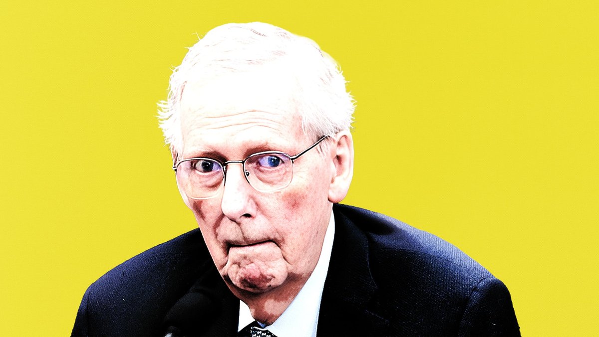 Mitch McConnell, 84, Caught Freezing Up in Shock New Video
