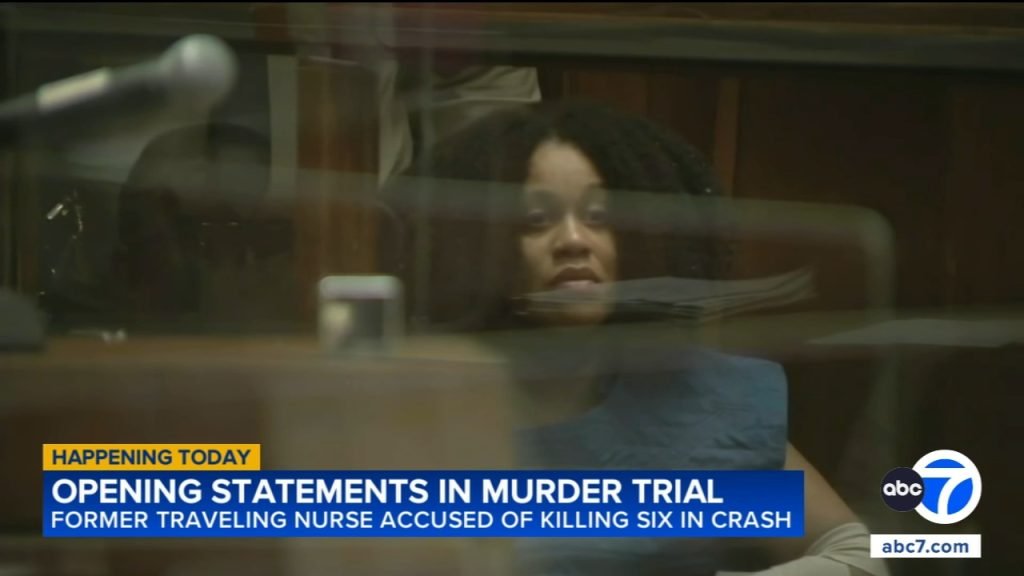 Woman on trial for 130 mph crash that killed 6