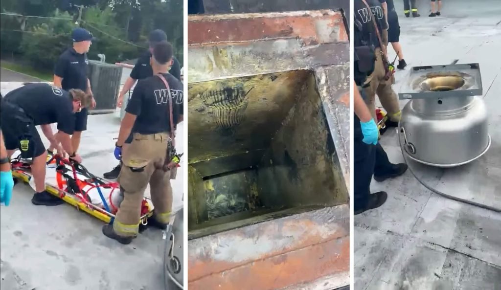 Burglar Gets Stuck In Restaurant Chimney Covered In Grease