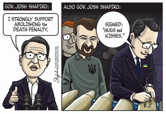 CARTOONS: He wants to have it both ways