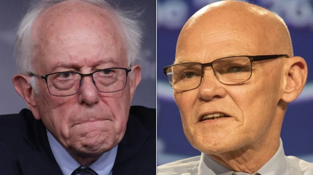 Bernie Sanders Tells Carville To Start Own Party