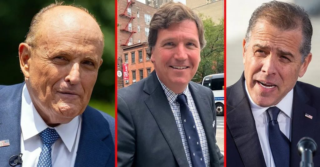 Giuliani Accuses Tucker Carlson of Defamation in Israel Agent Claims
