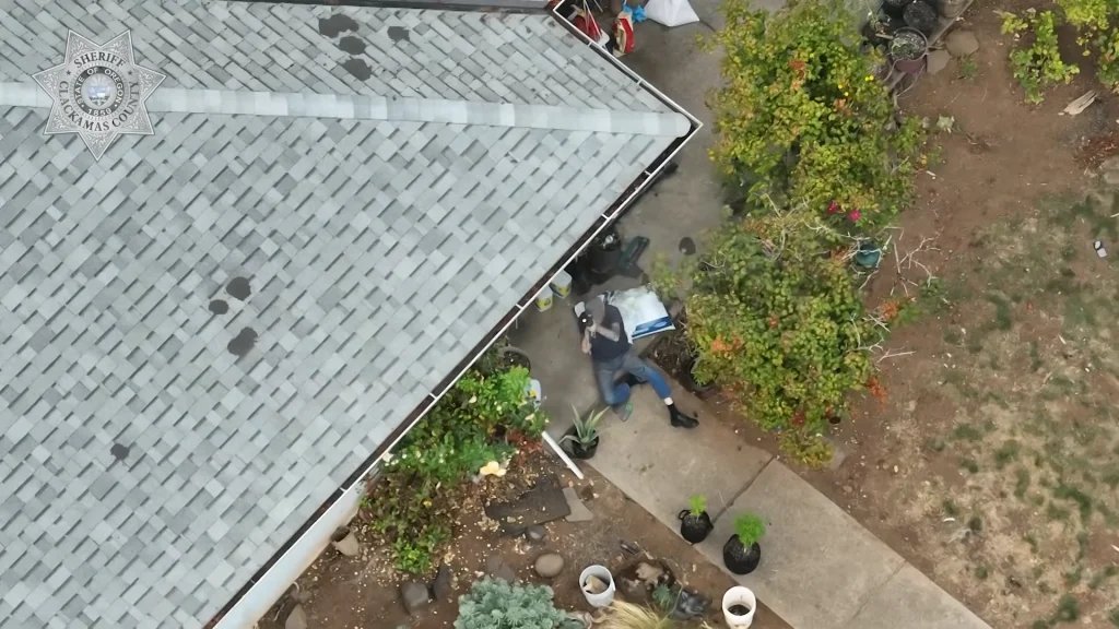 Oregon man fires 200 shots, escapes on tractor