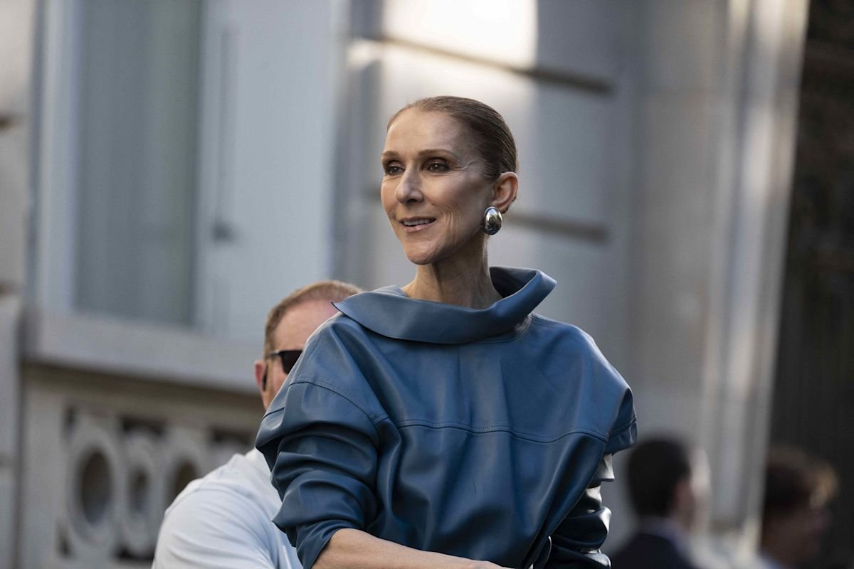 Celine Dion Wows in a Massive, 10-Carat Diamond Necklace During the First Night of Her Paris Concert Series