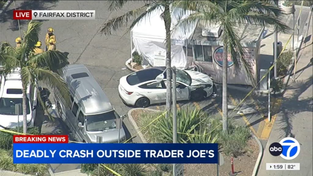 Car plows into parking lot crowd at LA Trader Joe’s