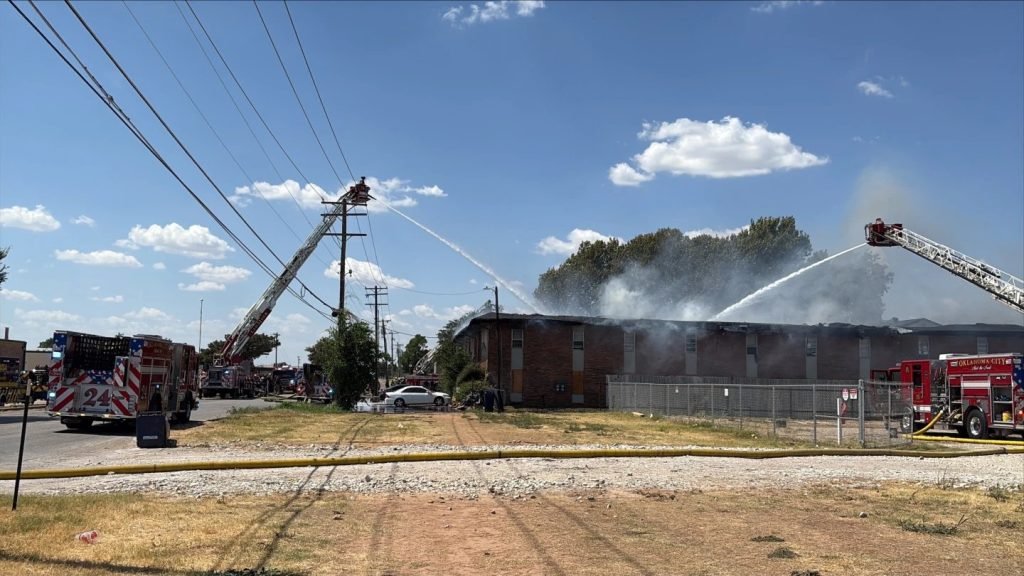 Evacuation Ordered as Meadows Apartments Fire Rages in Oklahoma City