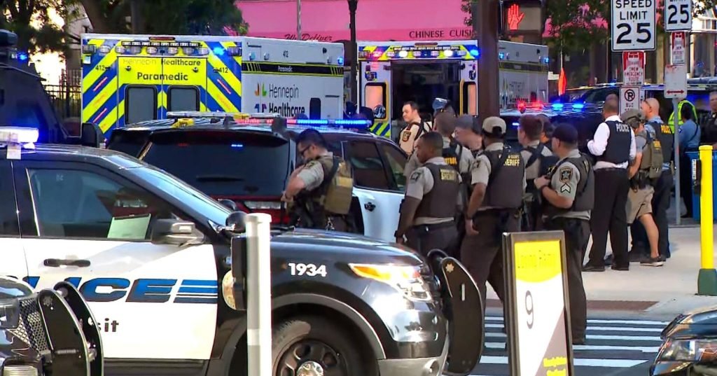 Mass Shooting in Downtown Minneapolis Kills 2, Wounds 3 Cops
