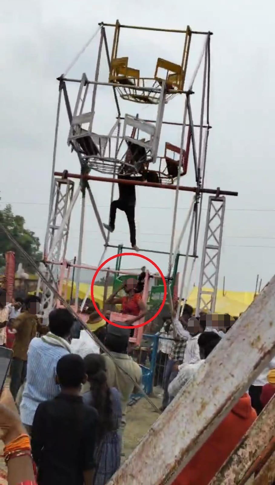 Woman has scalp ripped off when hair gets sucked into Ferris wheel