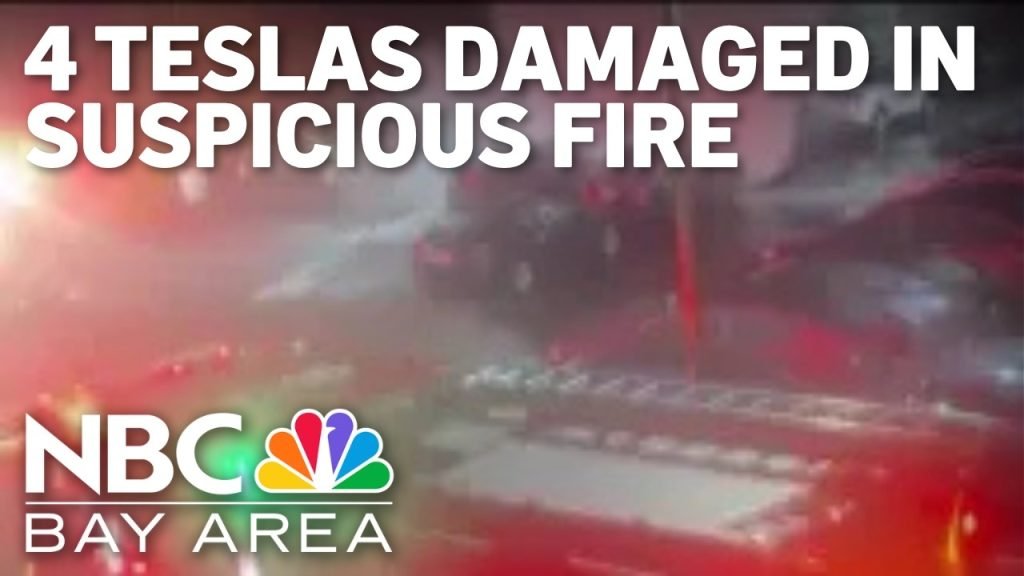 4 Teslas Torched in Suspected Arson at Dealership