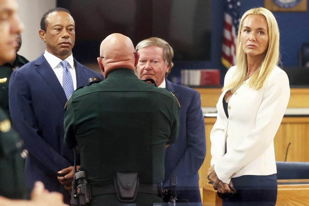 Vanessa Trump Joins Tiger Woods in Court as He Accepts Plea Deal