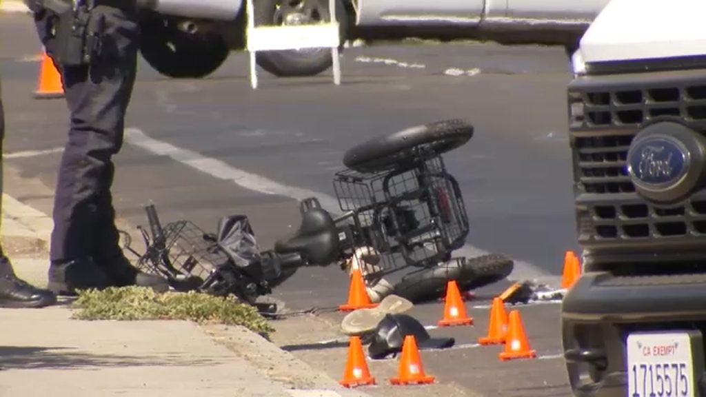 Elderly man killed by ambulance while on scooter