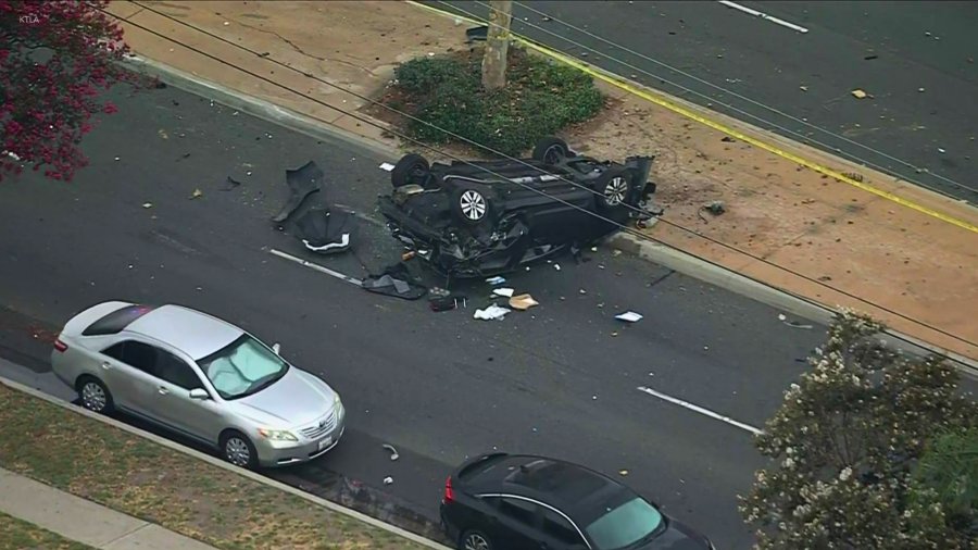 Street racing crash kills 1, damages 12+ cars in Norwalk