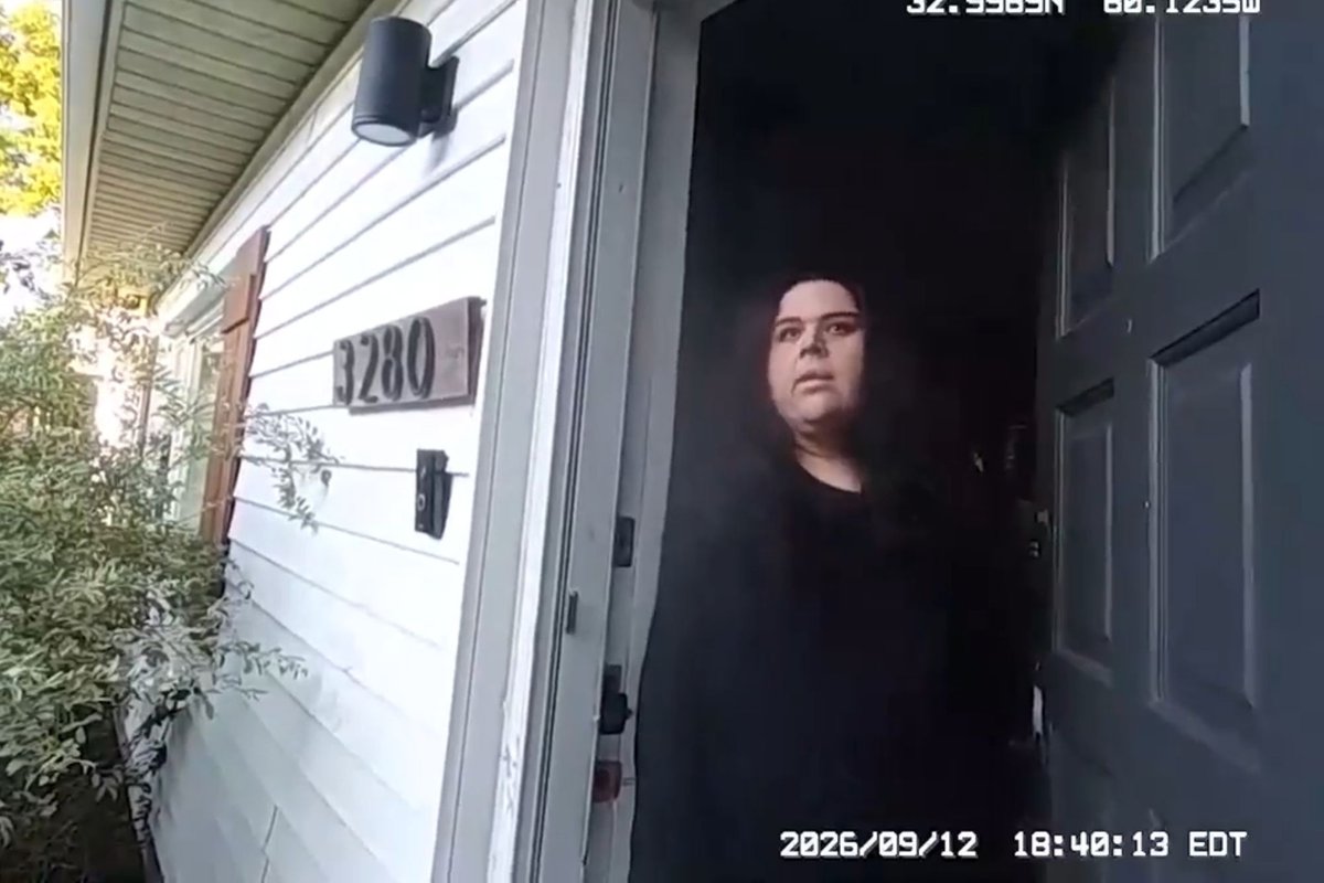 Haunting bodycam footage shows mom refusing to let cops into home to check on kids weeks before 2 baby girls found dead