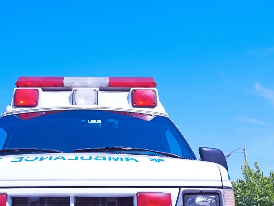 White pickup hit teen on scooter, then fled