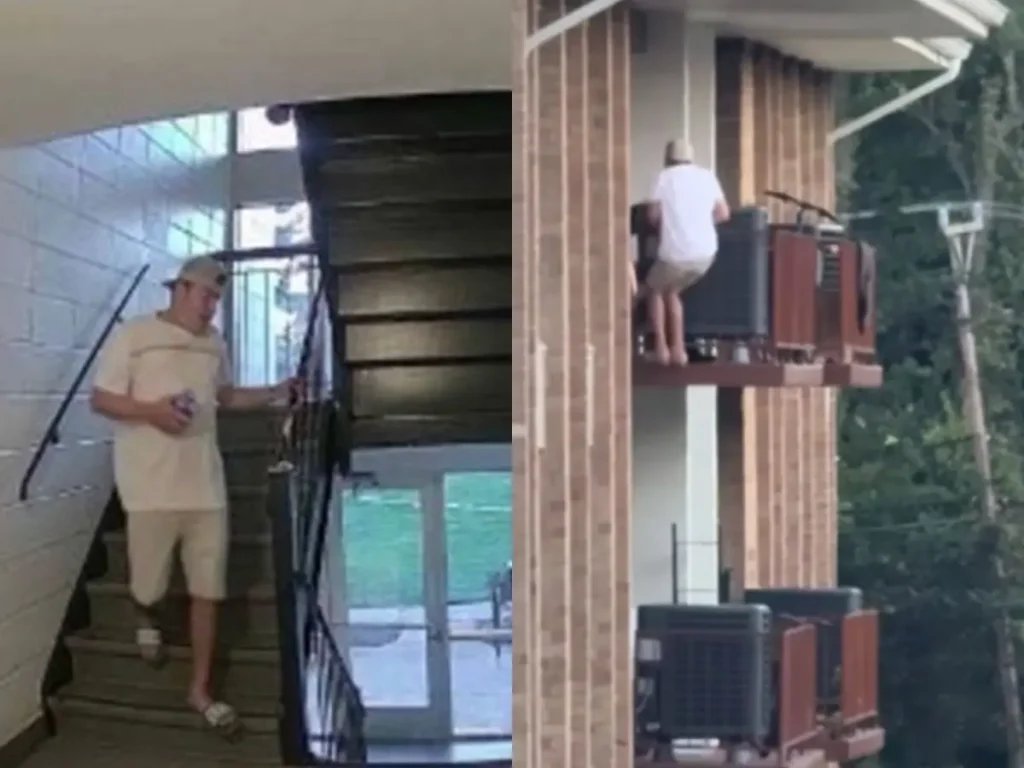 Man Scales Building, Enters 3rd Floor with Gun