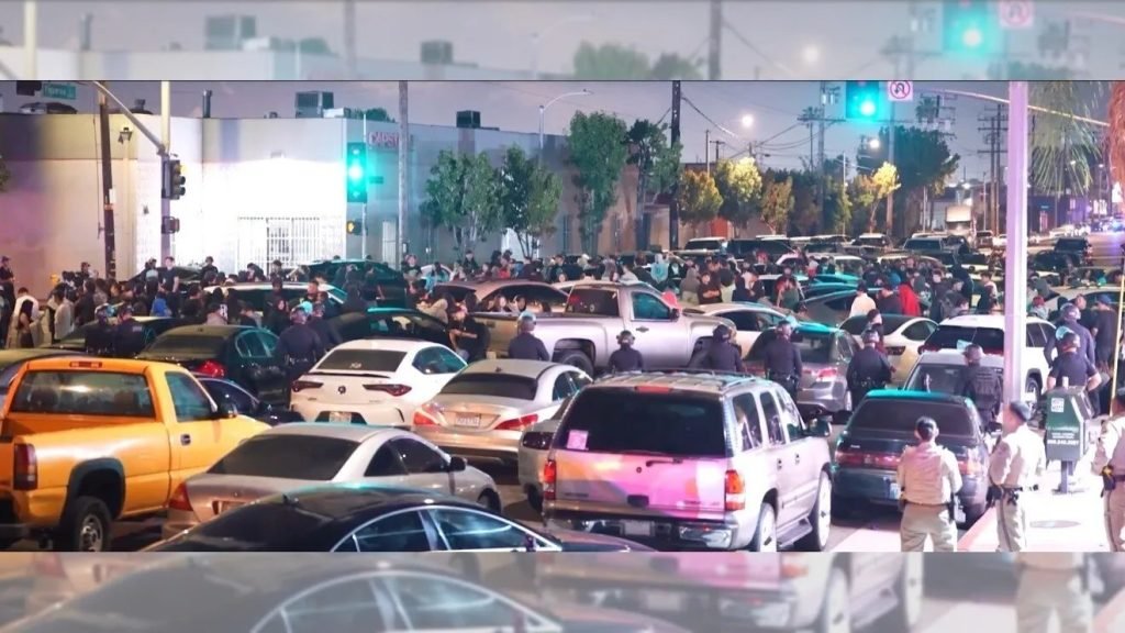 Harbor Gateway Street Chaos: Police Impound Vehicles, Arrest Fleeing Drivers