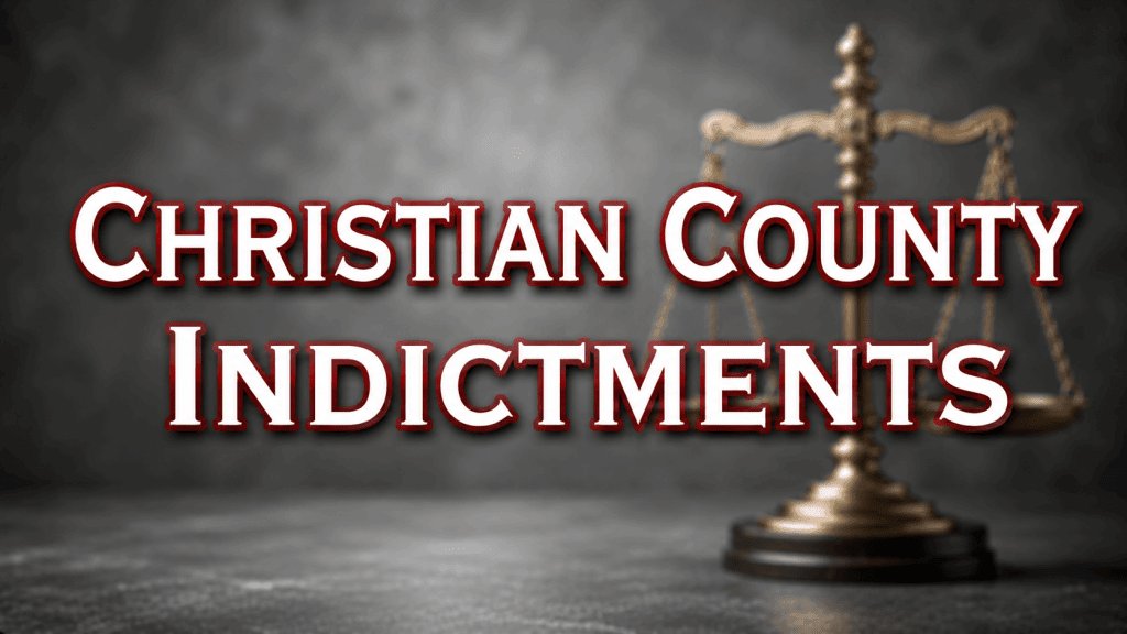Christian County Grand Jury Indicts Multiple Suspects for Weapons, Burglary