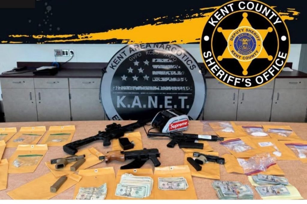 Hidden Room Full Of Guns And Drugs in Muskegon Home