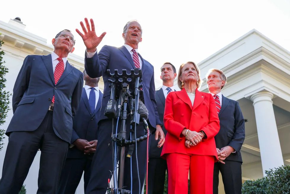 Trump Attacks Thune, Republicans Rally Behind Him