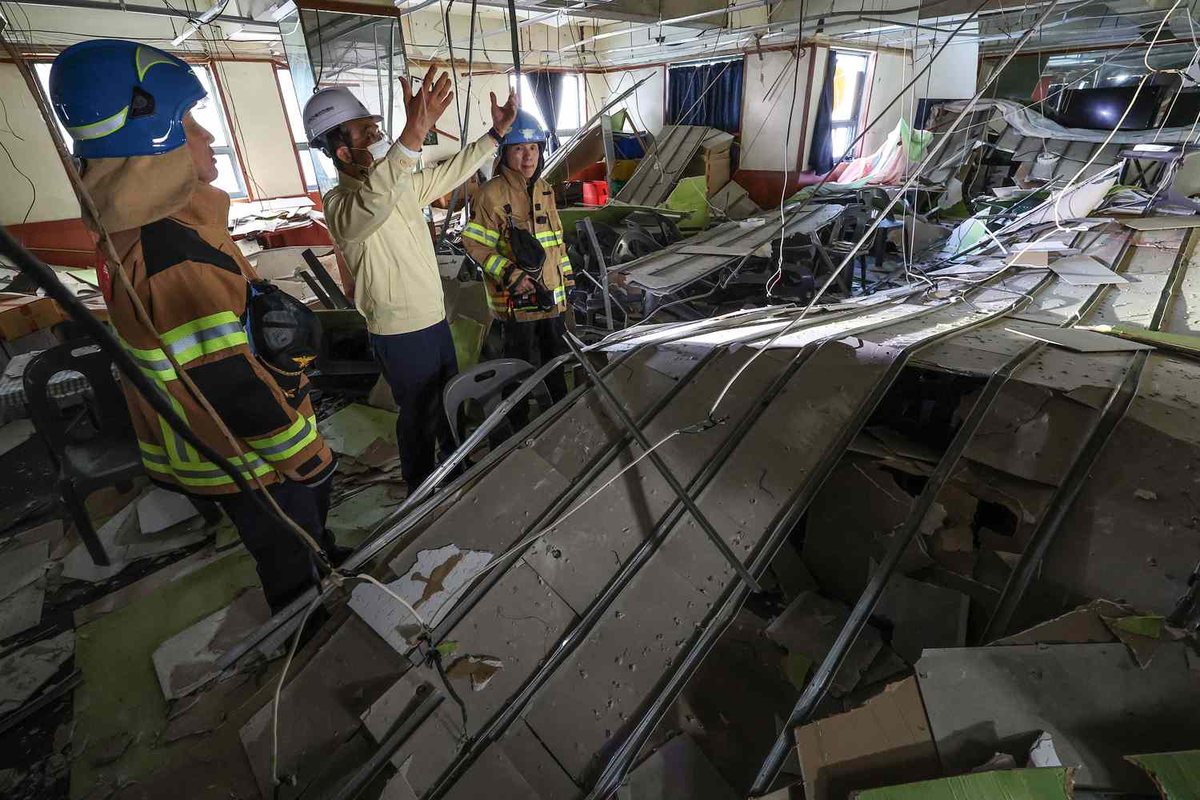 At least 38 injured after supermarket ceiling collapses as ...
