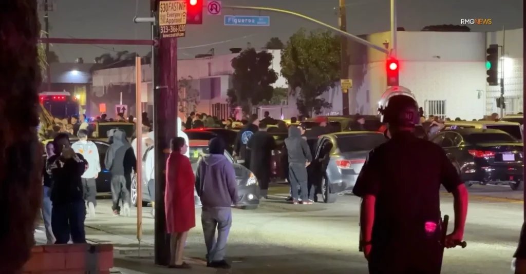 LAPD busts massive LA street takeover—300 detained