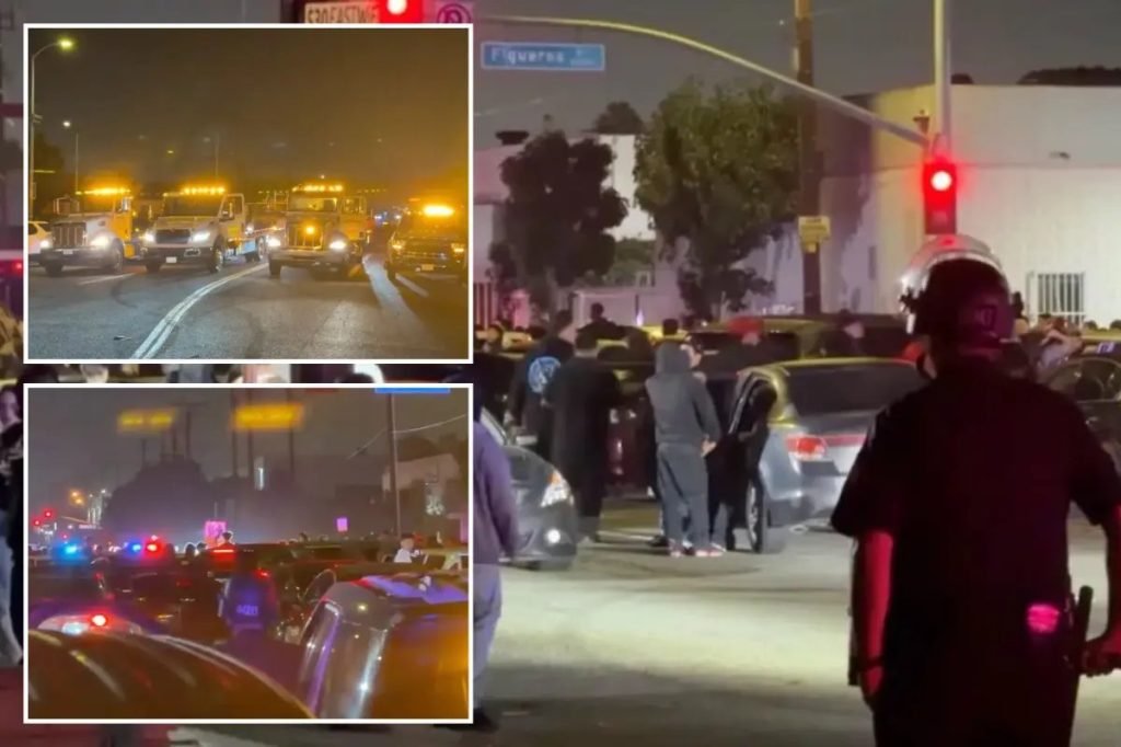 LAPD Detains 300 and Seizes 100 Cars in Joint Street Racing Bust