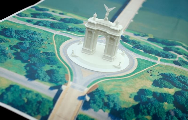 Trump Breaks Ground on Triumphal Arch Despite Lawsuits