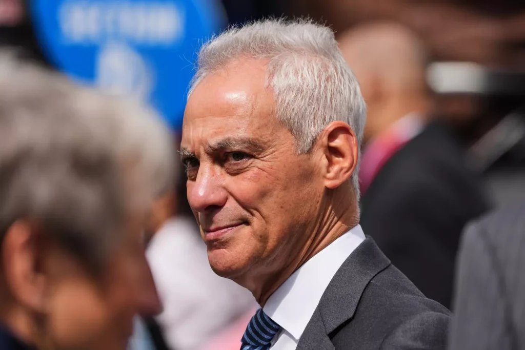 Rahm Emanuel Eyes 2028 Run, Rejects Socialist Wing