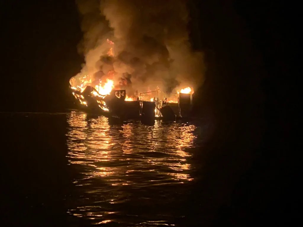 34 Trapped Below in Dive Boat Fire