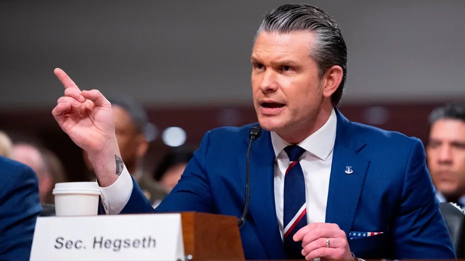 Hegseth Blasts Dems Over Iran War Strategy at Hearing