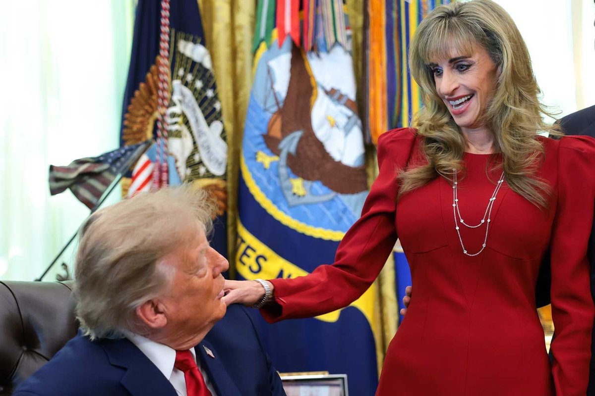 Dell CEO’s Wife Appears with Trump in Oval Office to Defend ‘Trump Accounts’ for Kids