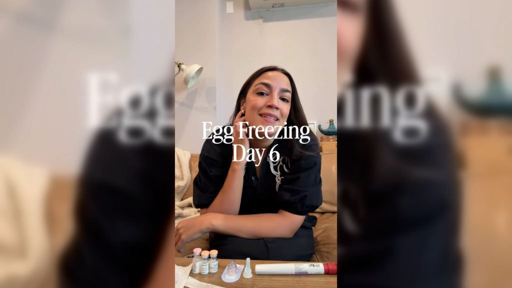 AOC Calls Out Double Standard Over Egg Freezing
