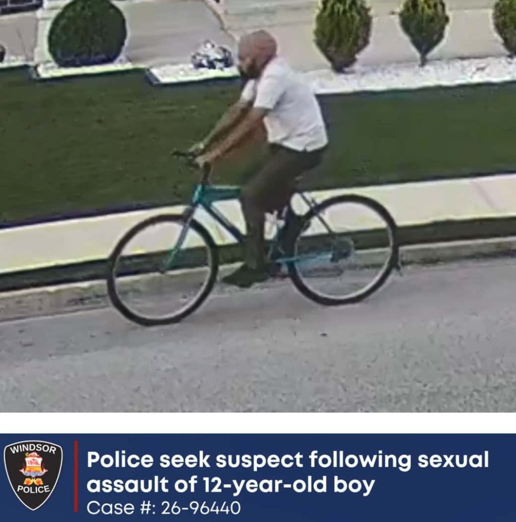 Windsor Police Seek Public’s Help Identifying Suspect in Park Assault