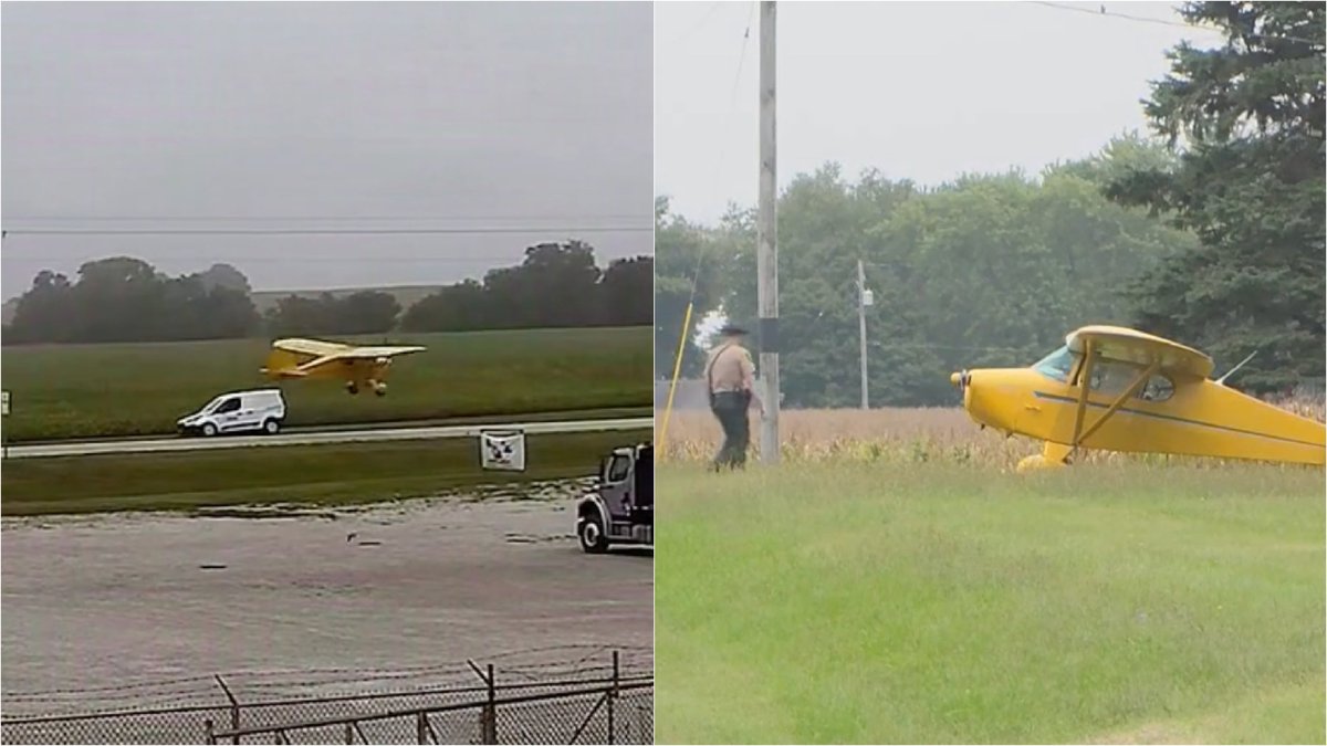 Terrifying Emergency Landing Close Call Caught on Camera