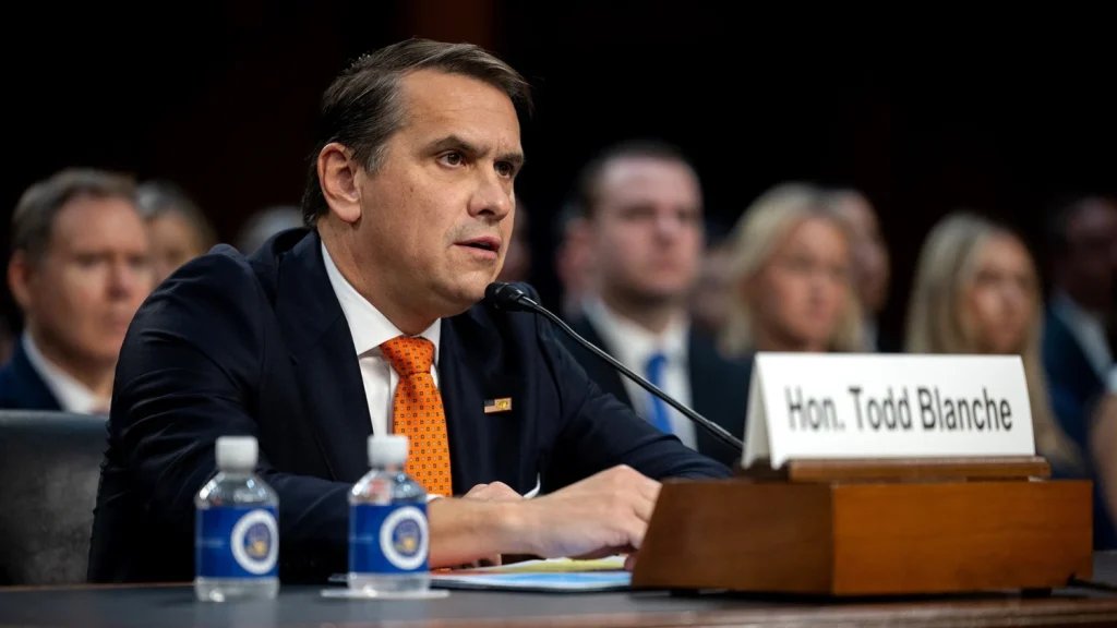 Two GOP Senators Block Todd Blanche’s DOJ Vote