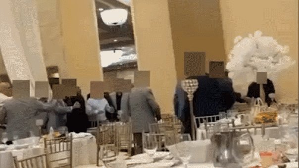 Man threatens wedding guests with butter knife