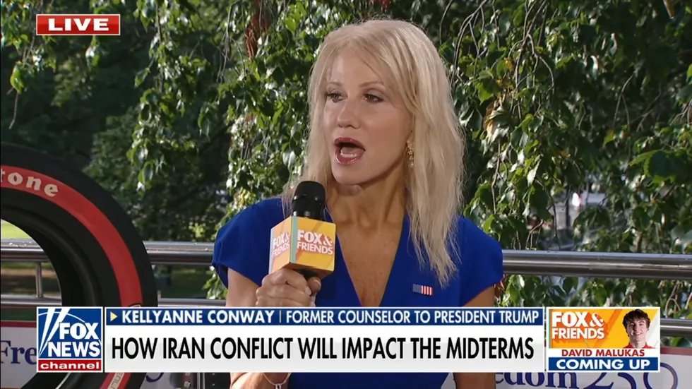 Conway Struggles to Defend Trump’s Unpopular Iran War