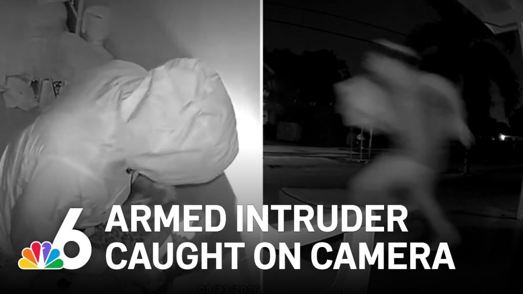 Armed Burglar Points Gun at Kids in Home Invasion