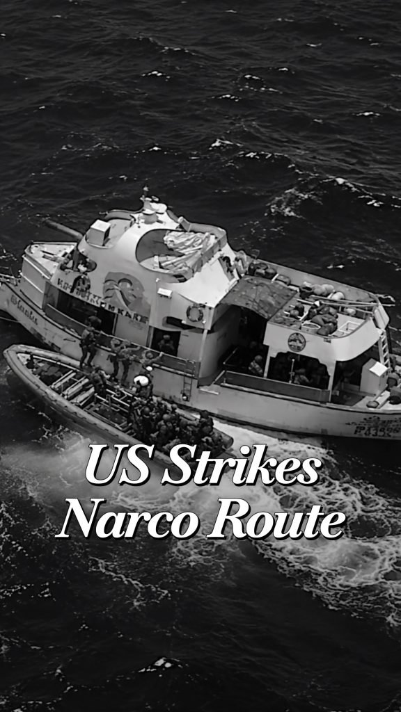 US Military Sinks Drug Cartel Vessel at Sea