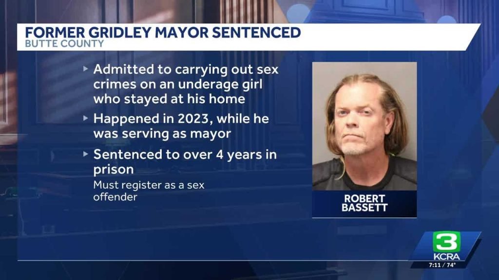 Ex-mayor gets 4+ years for crimes against student