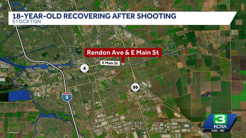 Teen shot while waiting in car in Stockton