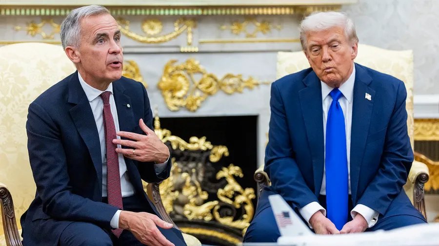 Trump AI Video Shows Him Beating Carney With Hockey Stick