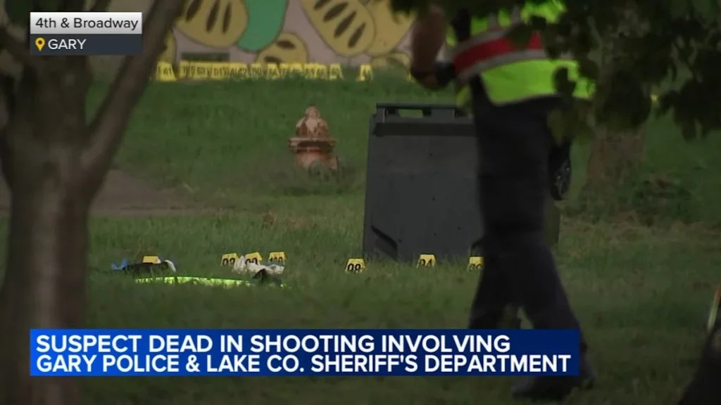Why did police shoot 67-year-old in Gary?