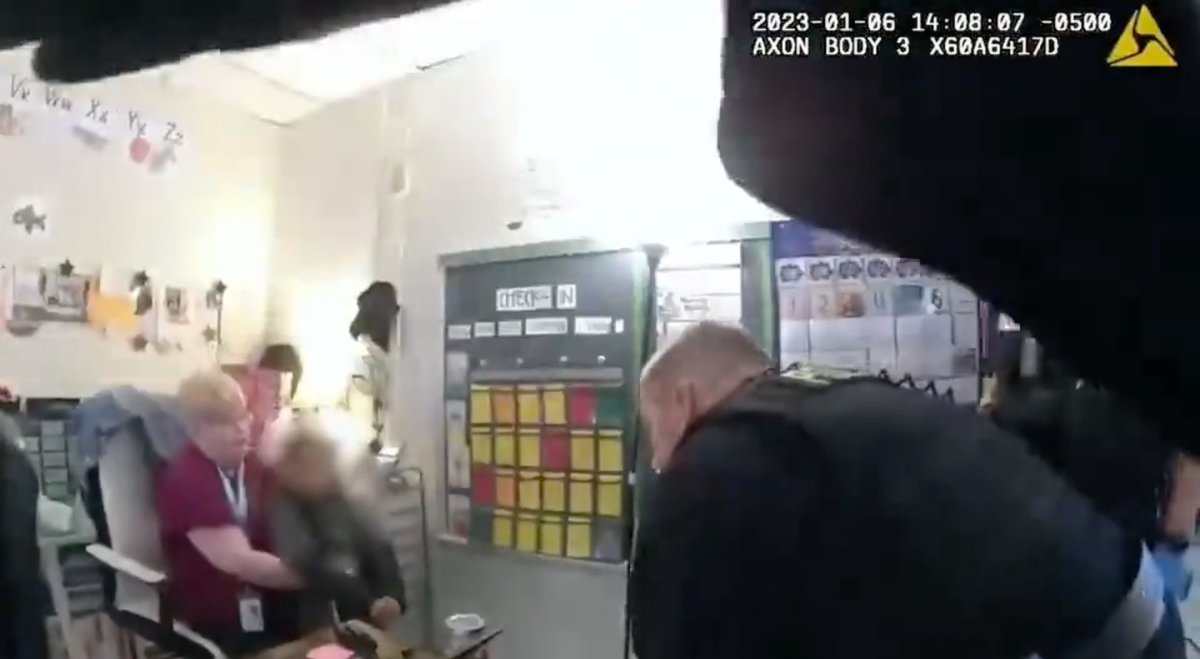 Boy, 6, yells ‘f–k you bitch’ after shooting teacher in chest in disturbing bodycam video: ‘Don’t care if I go to jail’