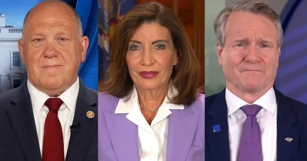 Hochul and Border Czar Homan Face Off on Immigration